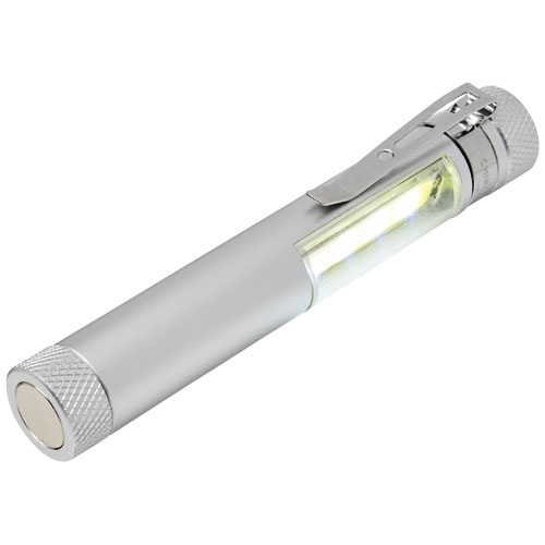 Stix Pocket Cob Light With Clip And Magnet Base - Silver