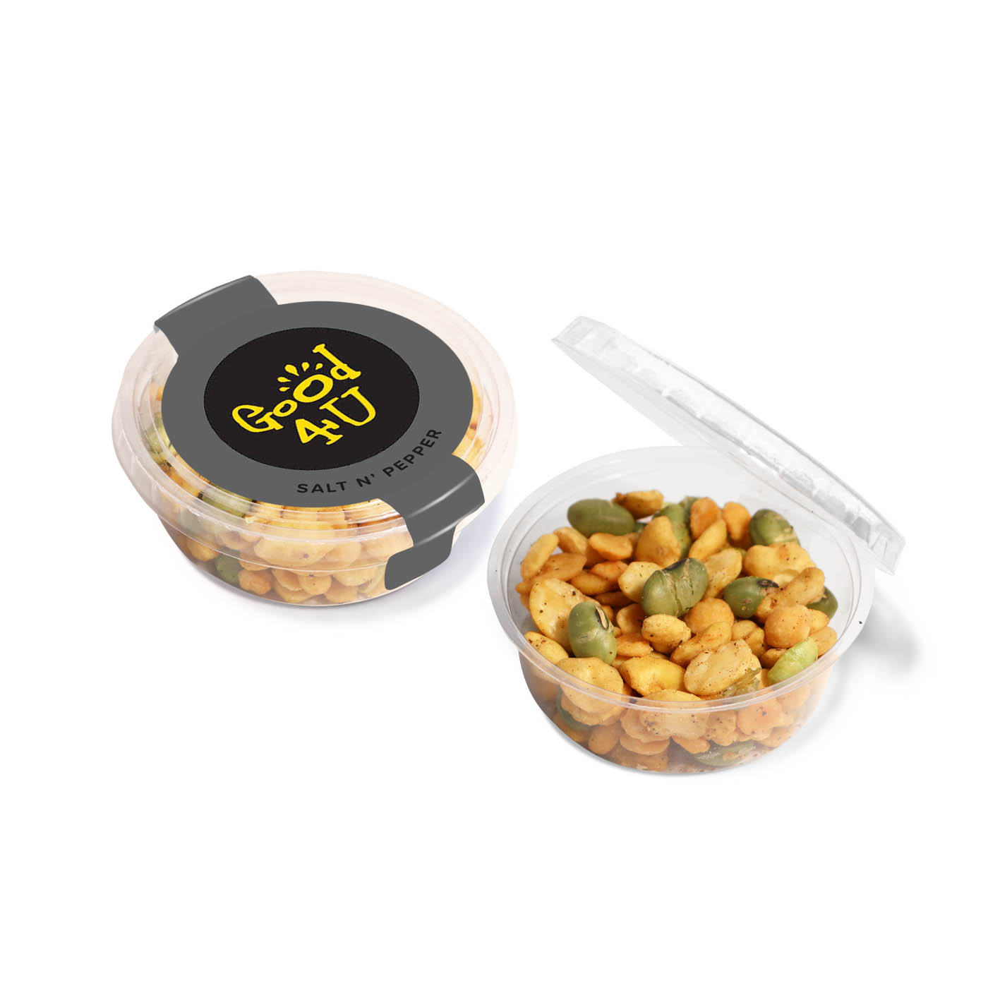 Eco Range – Eco Midi Pot - Salt & Pepper - Veggie Protein Snacks