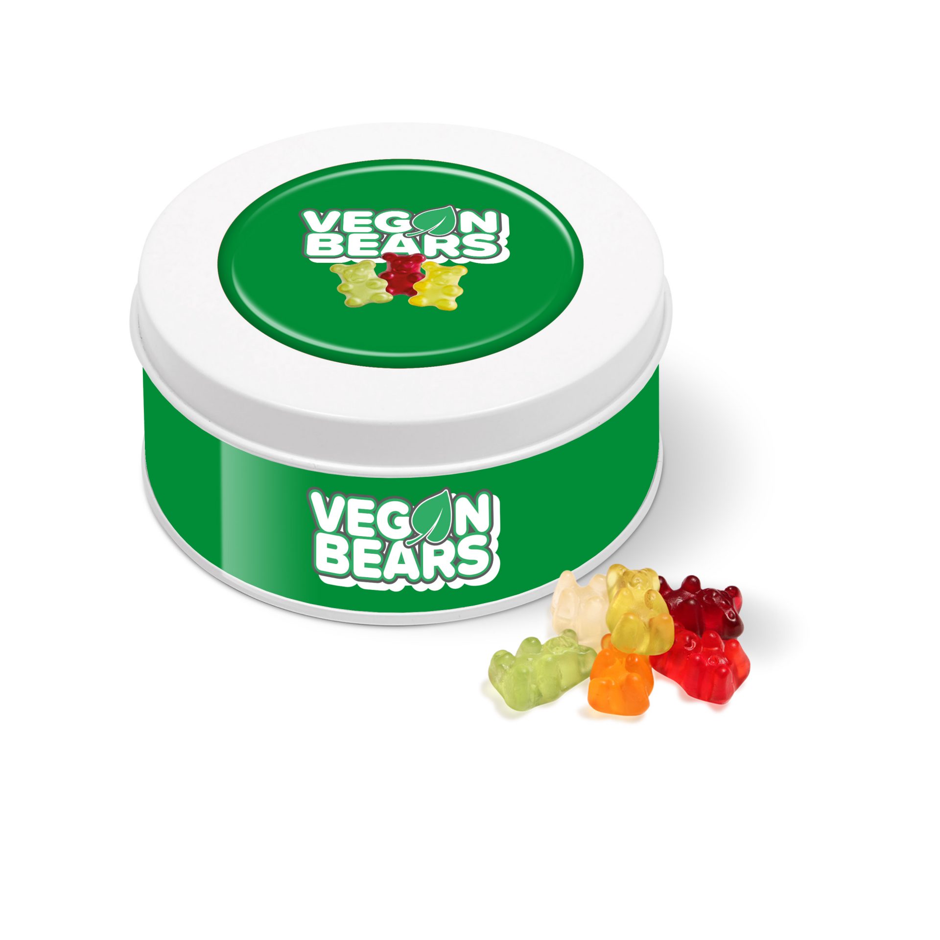 Treat Tin - White - Kalfany Vegan Bears