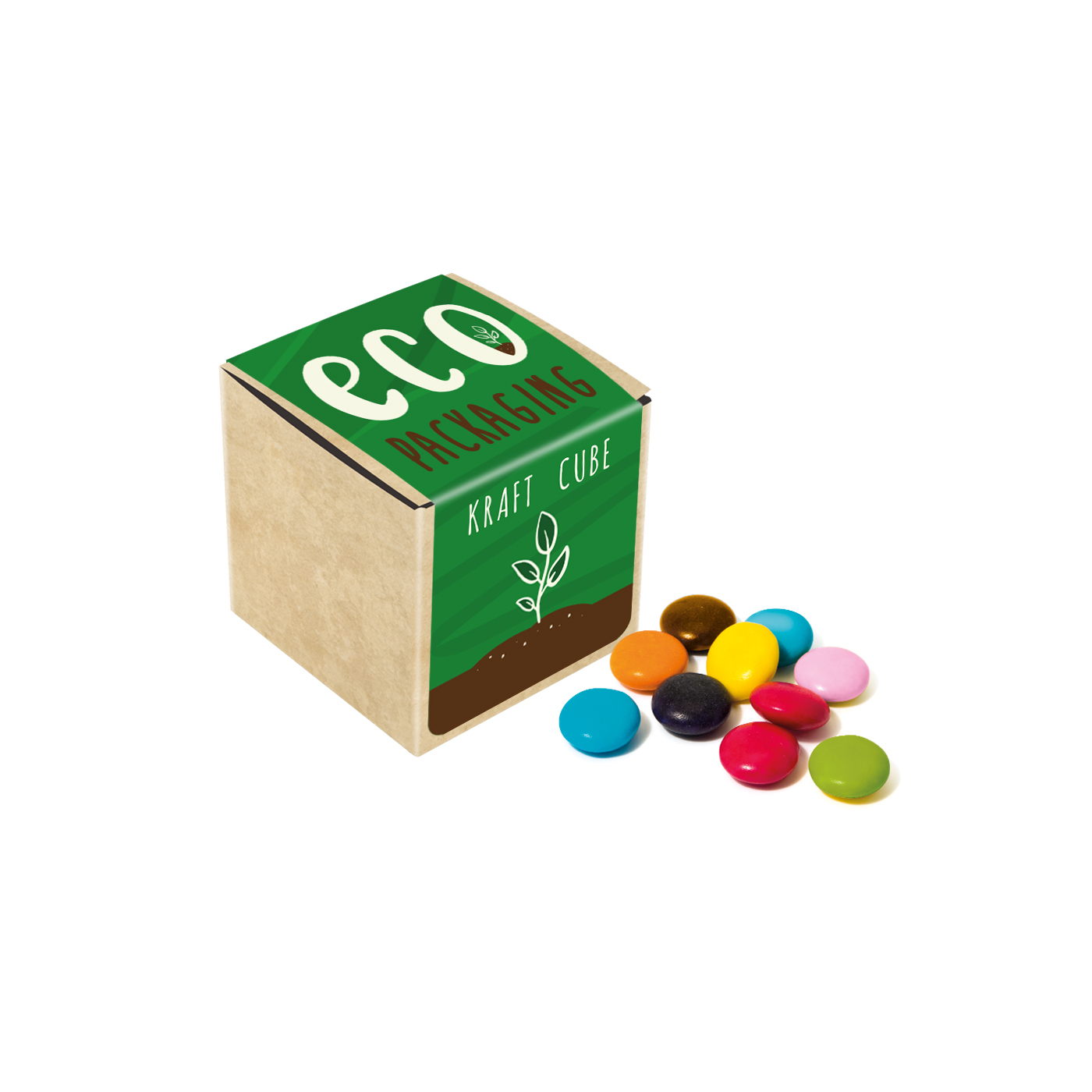 Eco Range – Eco Kraft Cube - Beanies - 50G