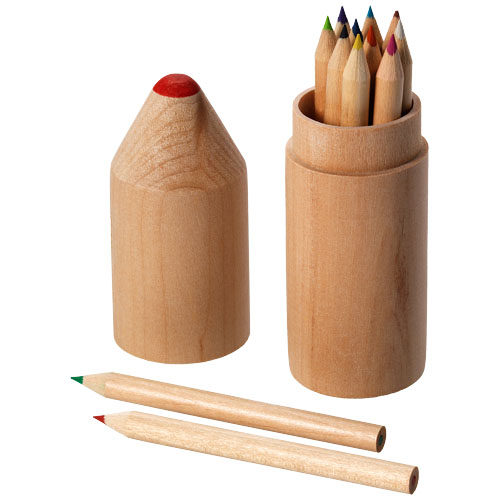 Bossy 12-Piece Coloured Pencil Set - Natural