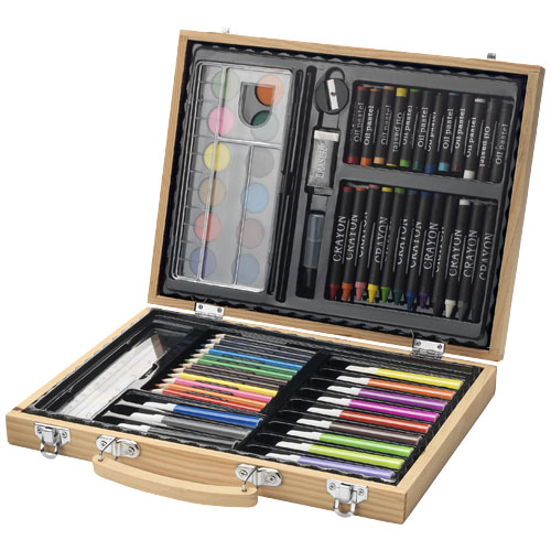 Rainbow 67-Piece Colouring Set - Natural
