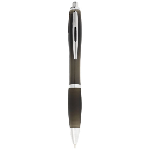 Nash Ballpoint Pen Coloured Barrel And Black Grip - Black