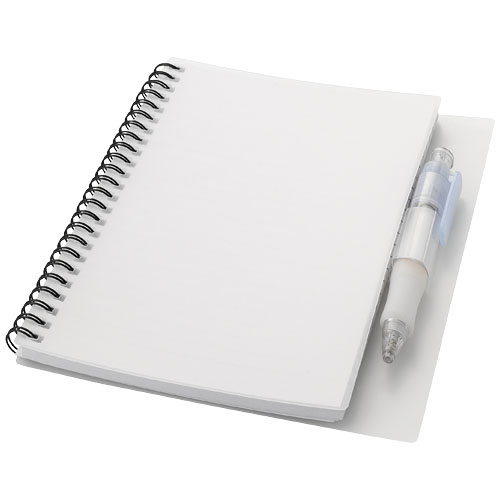 Hyatt Notebook With Pen - White