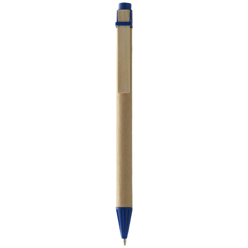 Salvador Recycled Ballpoint Pen - Natural, Navy