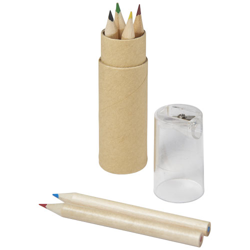 Kram 7-Piece Coloured Pencil Set - Transparent Clear