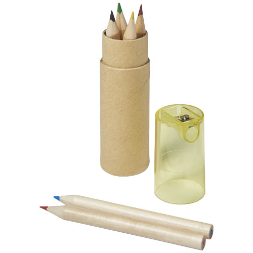 Kram 7-Piece Coloured Pencil Set - Yellow