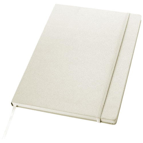 Executive A4 Hard Cover Notebook - White