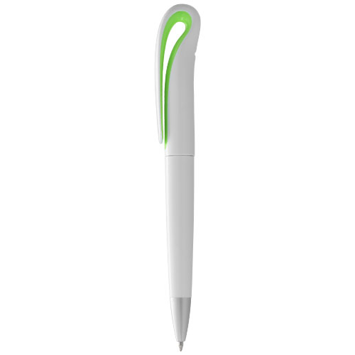 Swansea Ballpoint Pen - White, Green