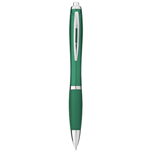 Nash Ballpoint Pen With Coloured Barrel And Grip - Green