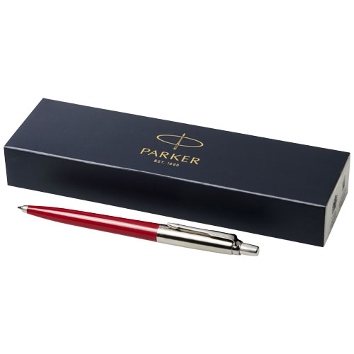 Parker Jotter Ballpoint Pen - Red, Silver