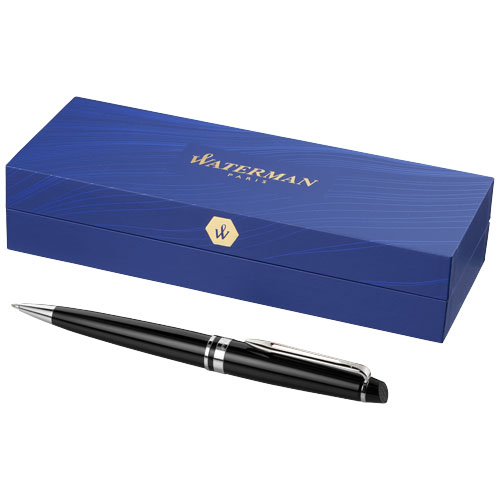 Waterman Expert Ballpoint Pen - Black, Silver