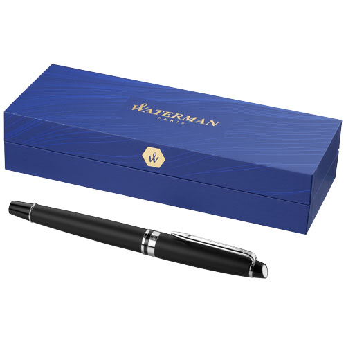 Waterman Expert Rollerball Pen - Black, Silver