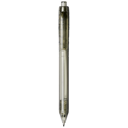 Vancouver Recycled Pet Ballpoint Pen - Transparent Black