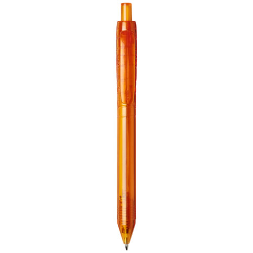 Vancouver Recycled Pet Ballpoint Pen - Transparent Orange