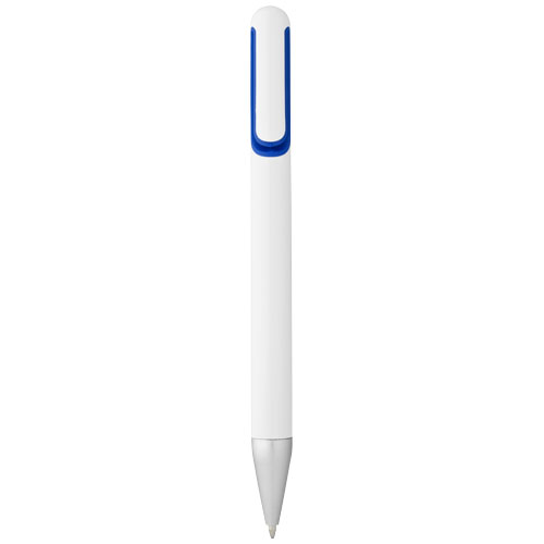 Nassau Ballpoint Pen - White, Royal Blue