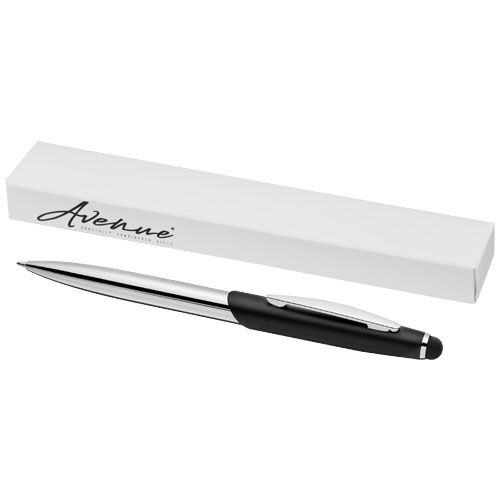 Geneva Stylus Ballpoint Pen - Black, Silver