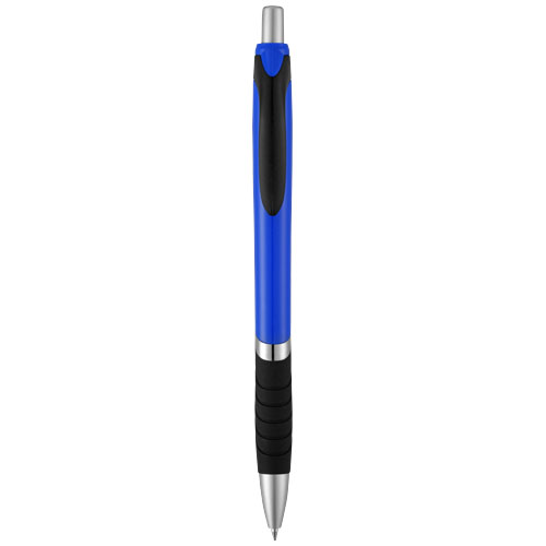 Turbo Ballpoint Pen With Rubber Grip - Royal Blue, Black