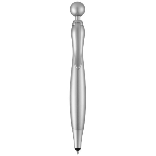 Naples Stylus Ballpoint Pen - Silver