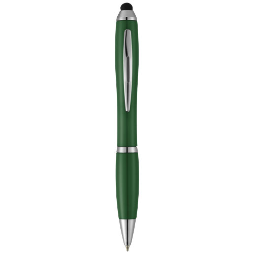 Nash Stylus Ballpoint Pen With Coloured Grip - Hunter Green