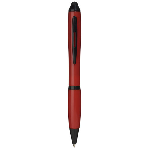 Nash Stylus Ballpoint Pen With Coloured Grip - Red
