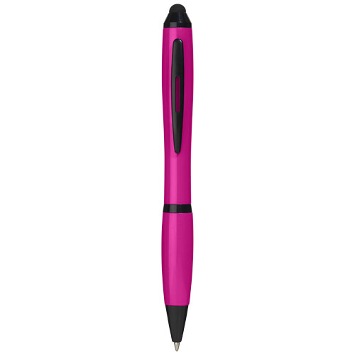 Nash Stylus Ballpoint Pen With Coloured Grip - Magenta