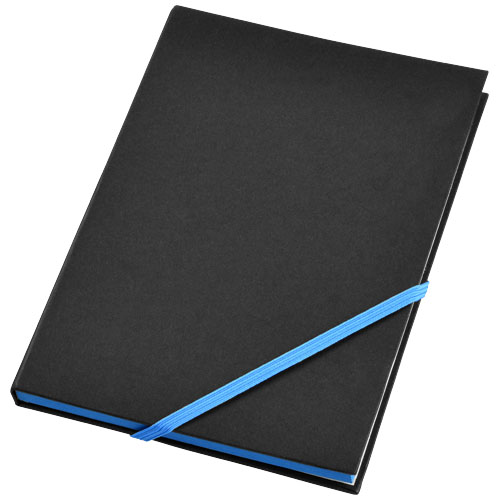 Travers Hard Cover Notebook - Black, Blue