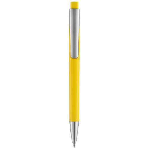 Pavo Ballpoint Pen With Squared Barrel - Yellow