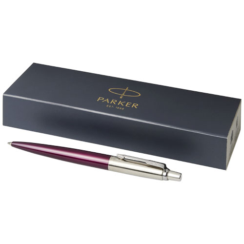 Parker Jotter Bond Street Ballpoint Pen - Purple, Silver