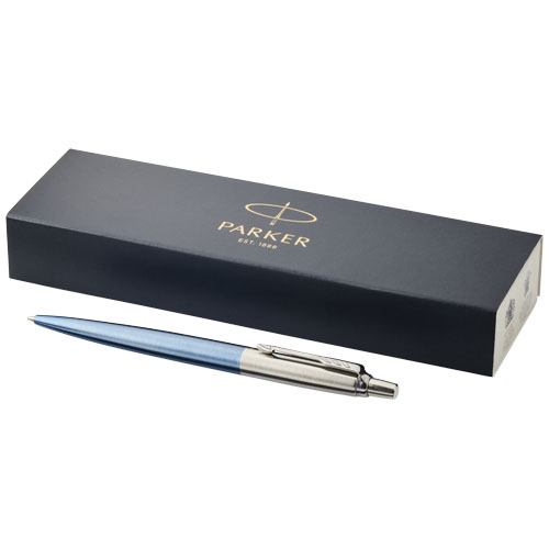 Parker Jotter Bond Street Ballpoint Pen - Light Blue, Silver