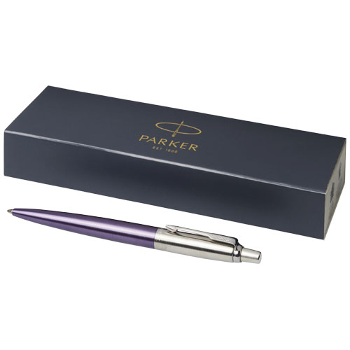 Parker Jotter Bond Street Ballpoint Pen - Medium Purple, Silver