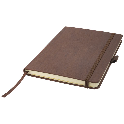 Wood-Look A5 Hard Cover Notebook - Brown