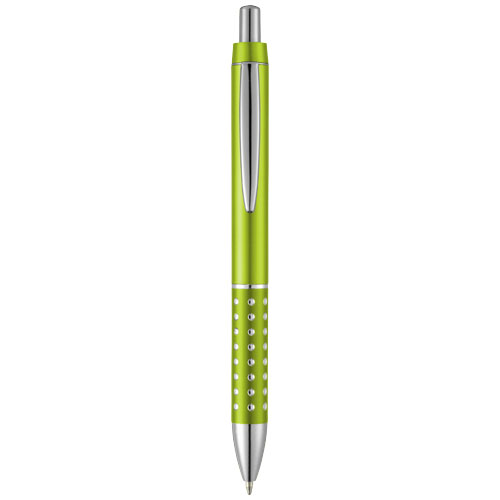 Bling Ballpoint Pen With Aluminium Grip - Lime Green