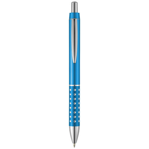 Bling Ballpoint Pen With Aluminium Grip - Light Blue