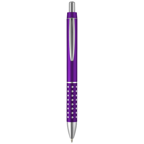Bling Ballpoint Pen With Aluminium Grip - Purple