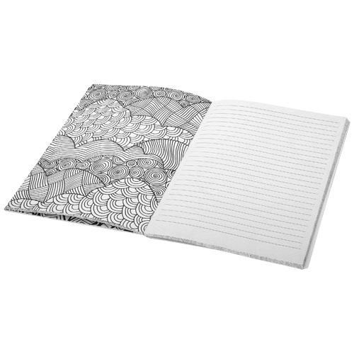 Doodle Colouring Notebook - White