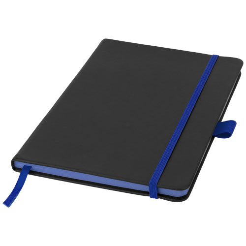 Colour-Edge A5 Hard Cover Notebook - Black, Royal Blue