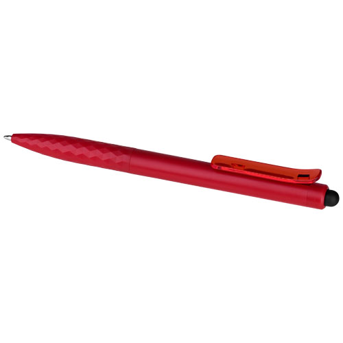 Tris Stylus Ballpoint Pen With Clip - Red