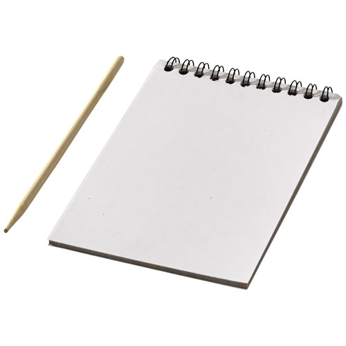 Waynon Colourful Scratch Pad With Scratch Pen - White