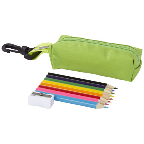 Jimbo 8-Piece Coloured Pencil Set - Green