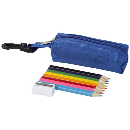 Jimbo 8-Piece Coloured Pencil Set - Blue
