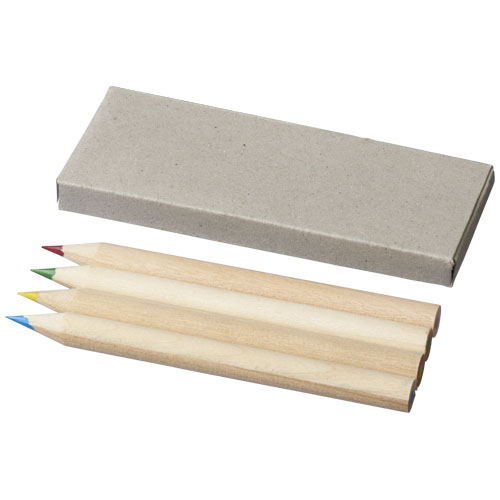 Tullik 4-Piece Coloured Pencil Set - Light Grey
