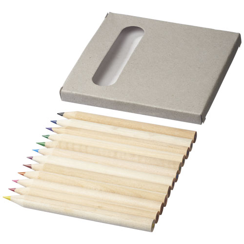 Tallin 12-Piece Coloured Pencil Set - Light Grey