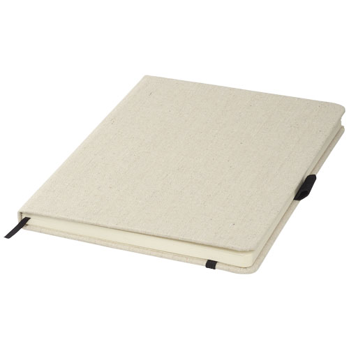 Luna A5 Canvas Notebook - Black
