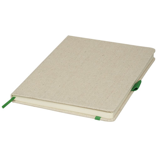 Luna A5 Canvas Notebook - Green