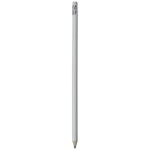 Alegra Pencil With Coloured Barrel - White