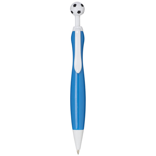 Naples Ballpoint Pen With Football-Shaped Clicker - Royal Blue