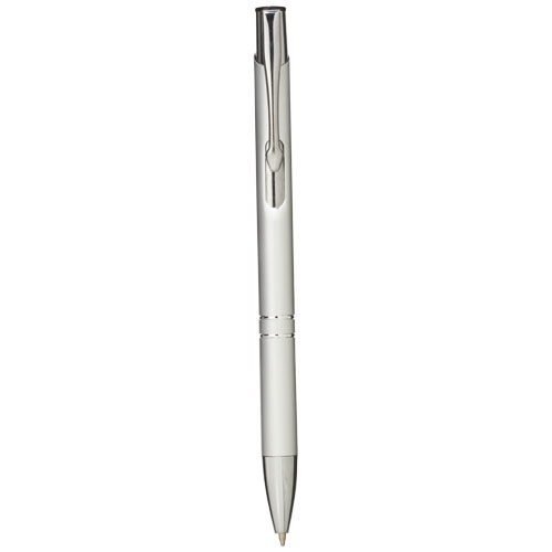 Moneta Aluminium Click Ballpoint Pen - Silver