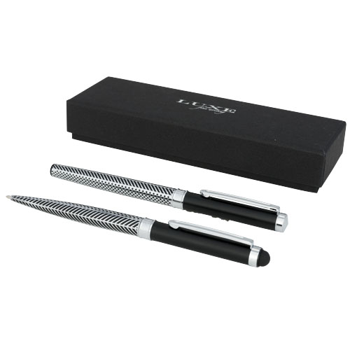 Empire Duo Pen Gift Set - Silver, Black