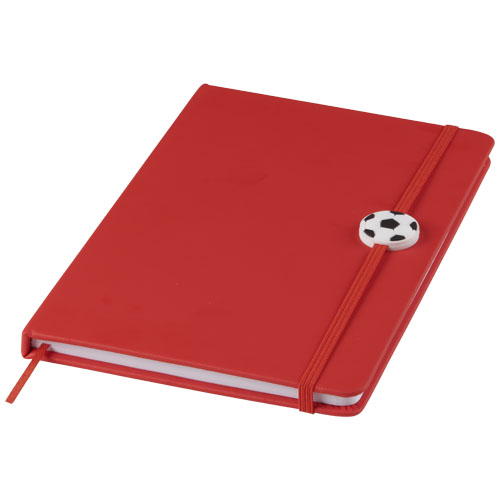 Rowan A5 Football Notebook - Red